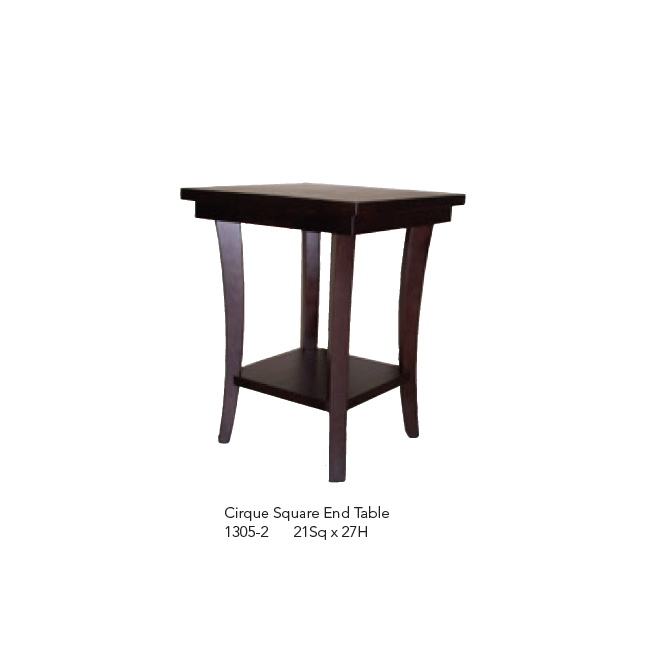 1305-2 Cirque Square End Table