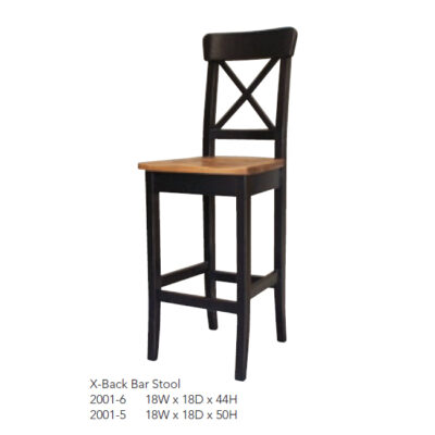 2001-6 X-Back Bar stool