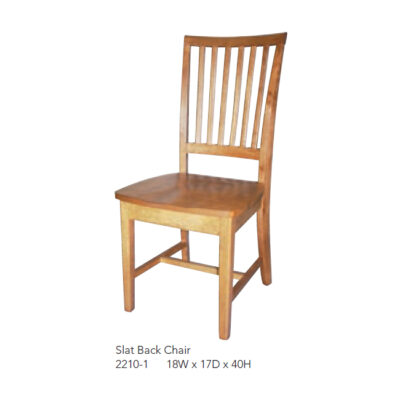 2210-1 Slat Back Chair