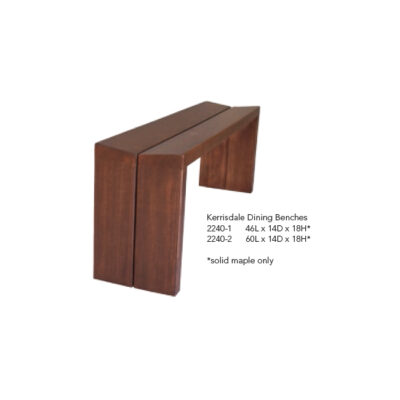 2240-1 Kerrisdale Dining Benches