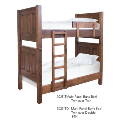 3025-T Multi-Panel Bed Twin over Twin